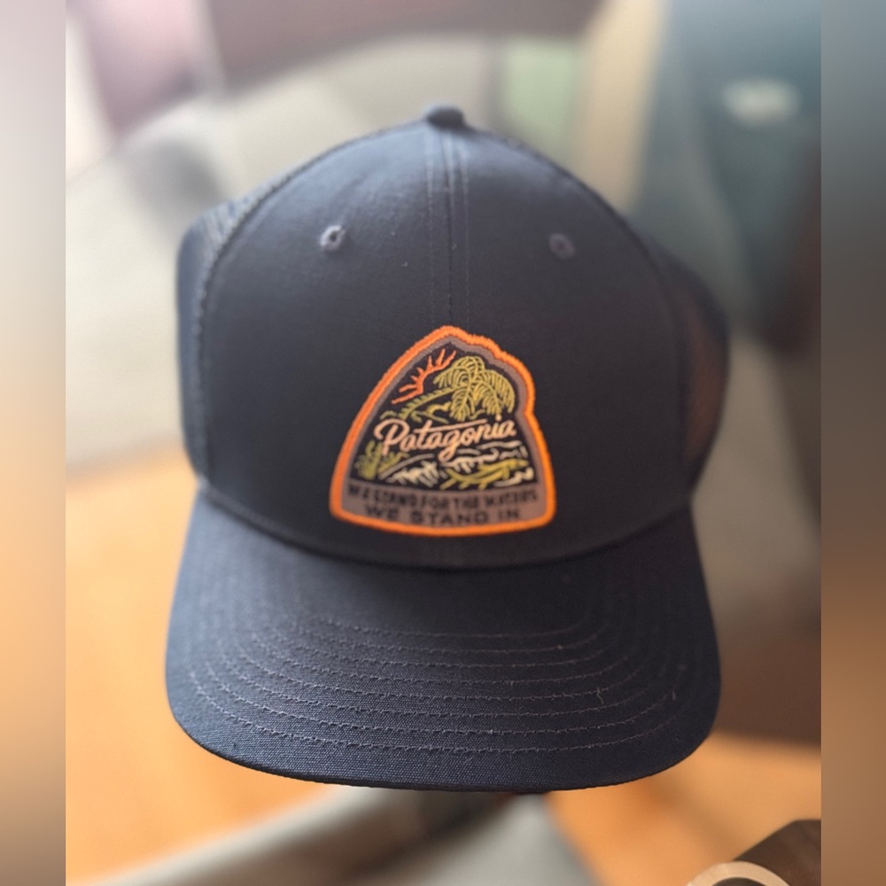 Patagonia Blue Trucker Hat NWT
